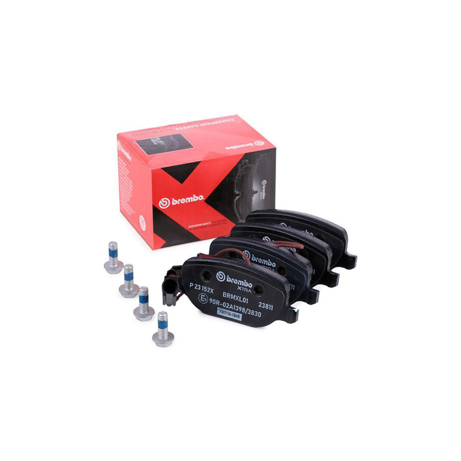 Brembo P 23 152X Brake Pad Set For Alfa Romeo Giulietta With Brake Caliper Screws