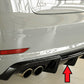 Rieger 00088157 Audi 8V A3 Rear Diffuser