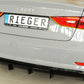 Rieger 00088157 Audi 8V A3 Rear Diffuser for Twin Tailpipe Left - Glossy Black