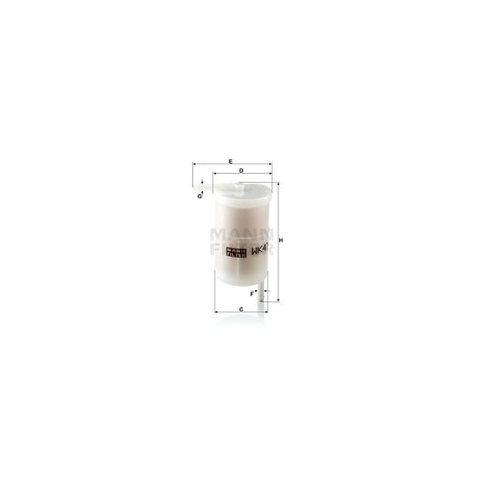 MANN-FILTER WK 47 Fuel filter In-Line Filter