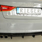 Rieger 00088157 Audi 8V A3 Rear Diffuser for Twin Tailpipe Left - Glossy Black