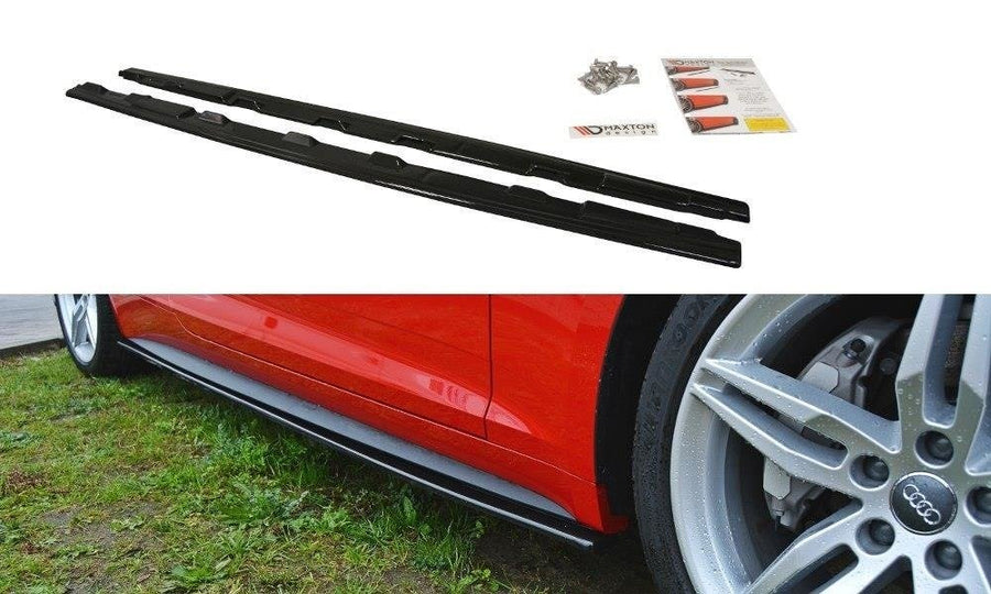 Maxton Design AU-A5-2-SLINE-SD1T Side Skirts Diffusers Audi S5 / A5 S-Line F5 Coupe | Duco Car Parts UK Car Parts