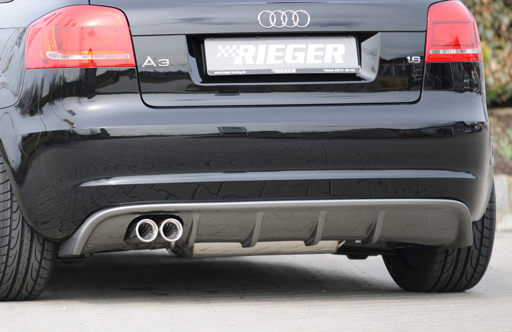 Rieger 00099834 Audi 8P A3 Rear Diffuser