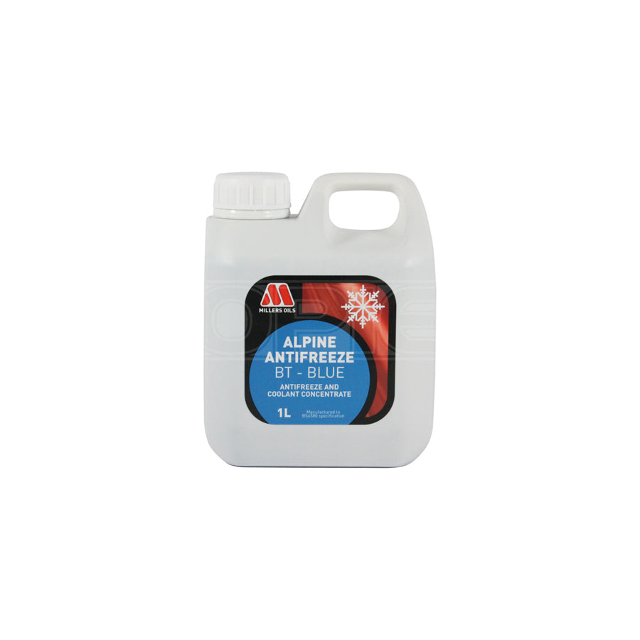 Millers Oils Alpine Antifreeze / Coolant BT Blue Concentrate 1l