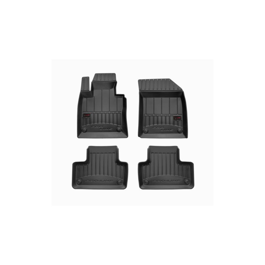 FROGUM Tailored 3D407848 Floor mat set for VOLVO XC60 II (246) Elastomer, Front and Rear, Quantity: 4, Black, (LHD)