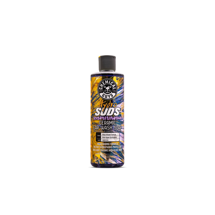 Chemical Guys HydroSuds High-Gloss Hyper Foaming SiO2 Ceramic Car Wash Soap 16oz | Duco Car Parts UK Car Parts