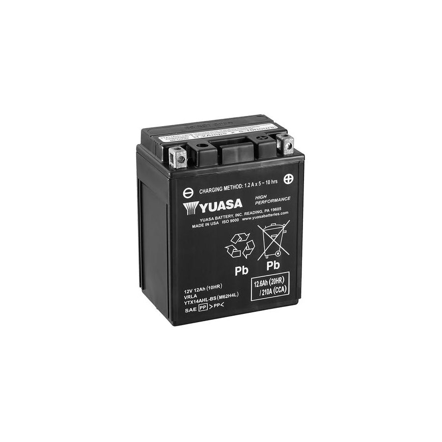 Yuasa YTX14AHL-BS 12V High Performance Maintenance Free Motorbike & Motorcycle Battery