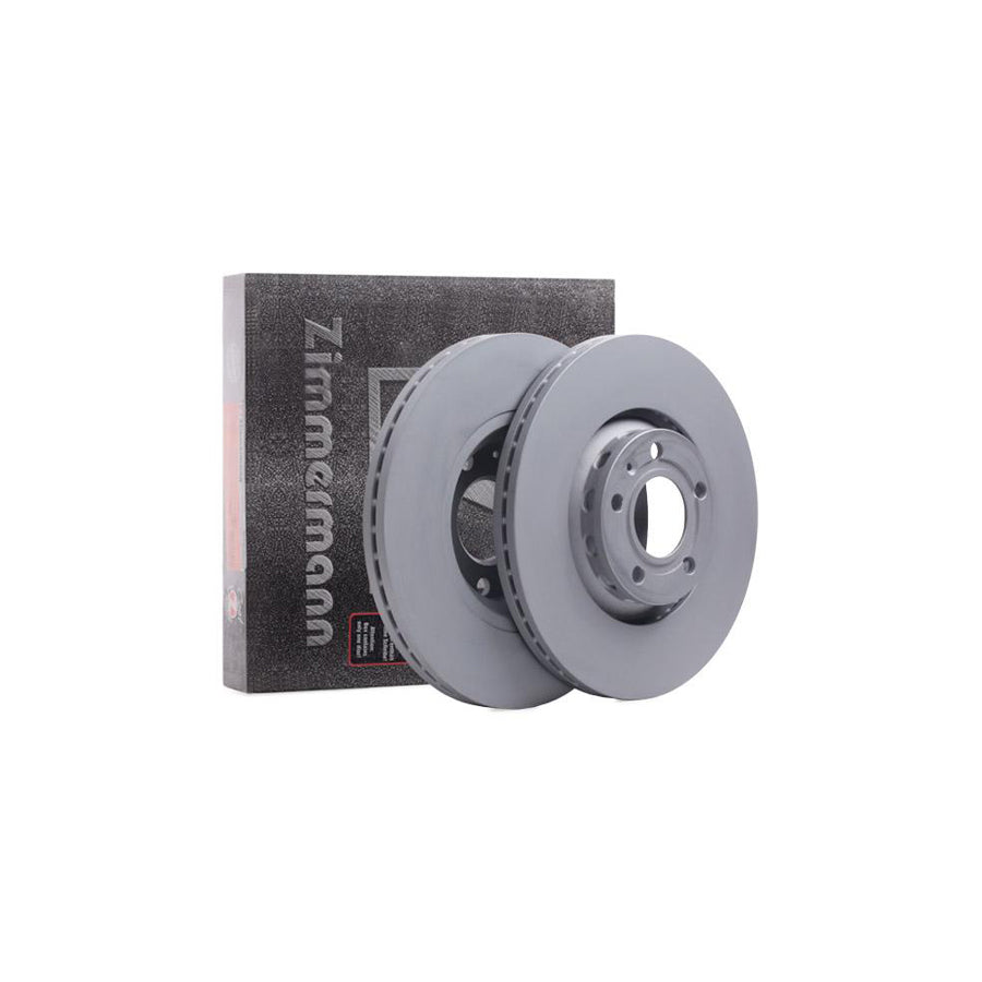 ZIMmERMANN COAT Z 100 1242 20 Brake Disc Externally Vented Coated High carbon