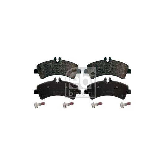 Febi Bilstein 16709 Brake Pad Set Rear Axle Prepared For Wear Indicator With Fastening Material