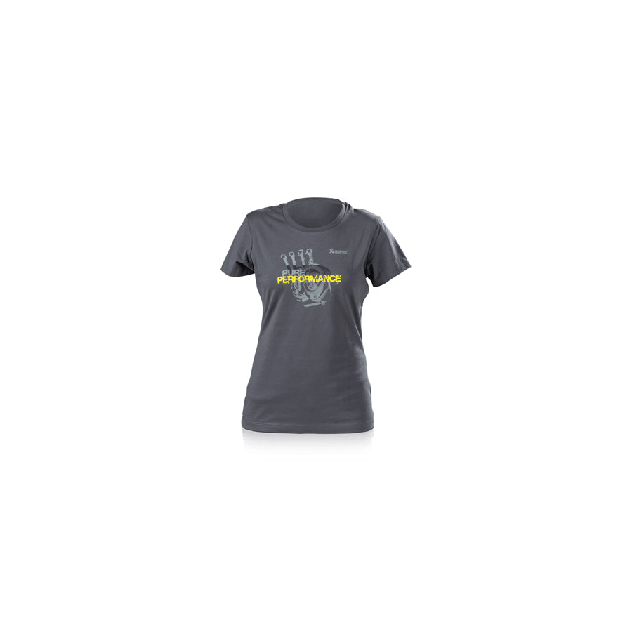 Akrapovic Lifestyle T-shirt Pure Performance Women's Grey | Duco Car Parts UK Car Parts