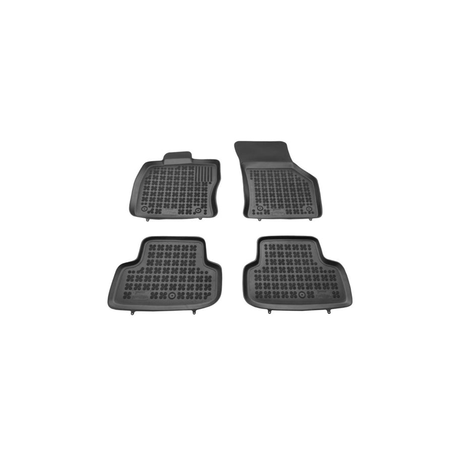 REZAW PLAST Tailored 200117 Floor mat set for AUDI A3 Saloon (8VS, 8VM) Elastomer, Front and Rear, Quantity: 4, Black