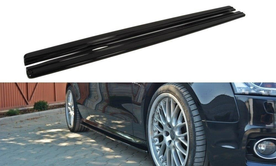 Maxton Design AU-A5-SLINE-SD1T Side Skirts Diffusers Audi S5 / A5 / A5 S-Line 8T / 8T FL | Duco Car Parts UK Car Parts