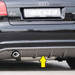 Rieger 00099832 Audi 8P A3 Rear Diffuser