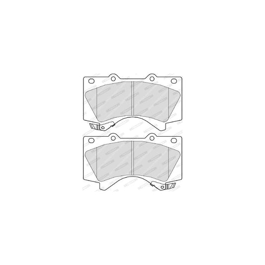 Ferodo Premier Fdb4229 Brake Pad Set With Acoustic Wear Warning Without Accessories