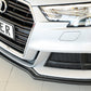 Rieger 00056812 Audi 8V Front Splitter (A3 & S3) -  Matte Black