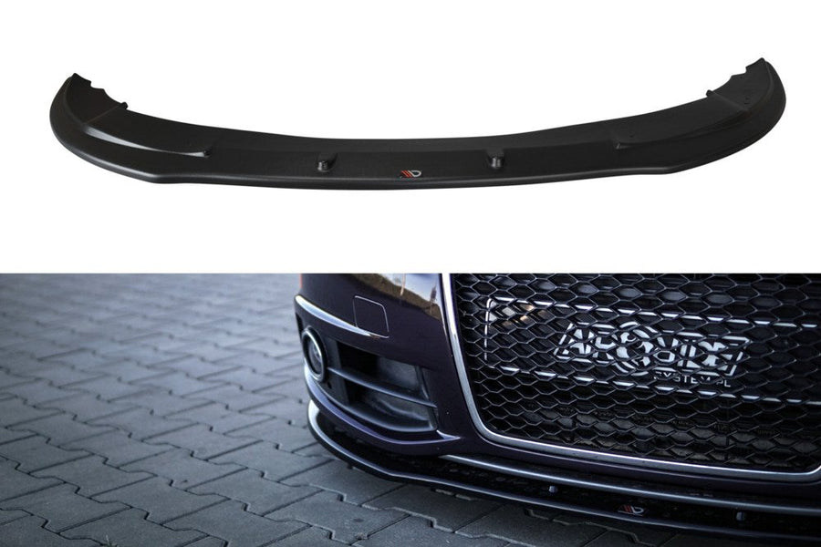 Maxton Design AU-A6-C6F-SLINE-FD1T Front Splitter Audi A6 S-Line C6 FL | Duco Car Parts UK Car Parts