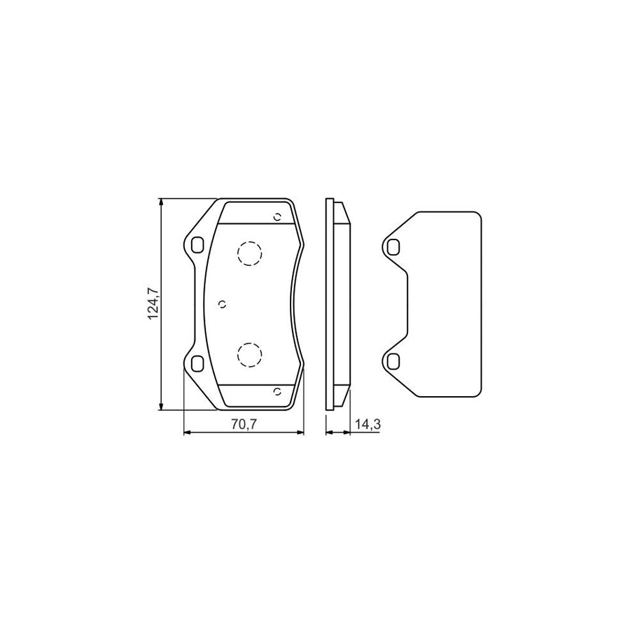 Bosch 0986494551 Brake Pad Set For Renault Megane Iii Coupe Dz With Anti Squeak Plate BP1472