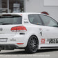 Rieger 00099098 VW Mk6 Golf Rear Diffuser for Twin Tailpipe Centre - Carbon-Look