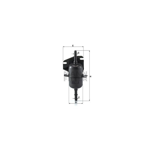 MANN-FILTER WK 510 Fuel filter In-Line Filter