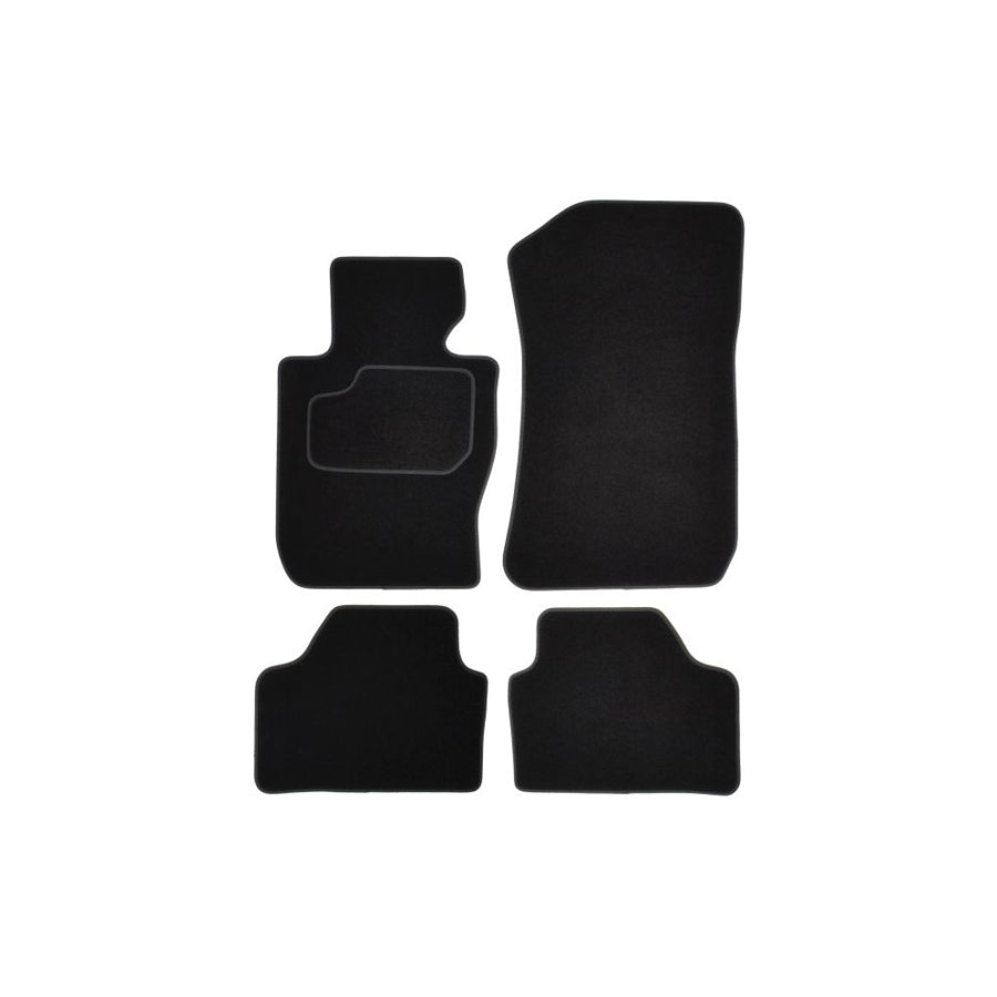 MAMMOOTH A041 BM245 PRM 01 Floor mat set for BMW X1 (E84) Textile, Front and Rear, Quantity: 4, Black