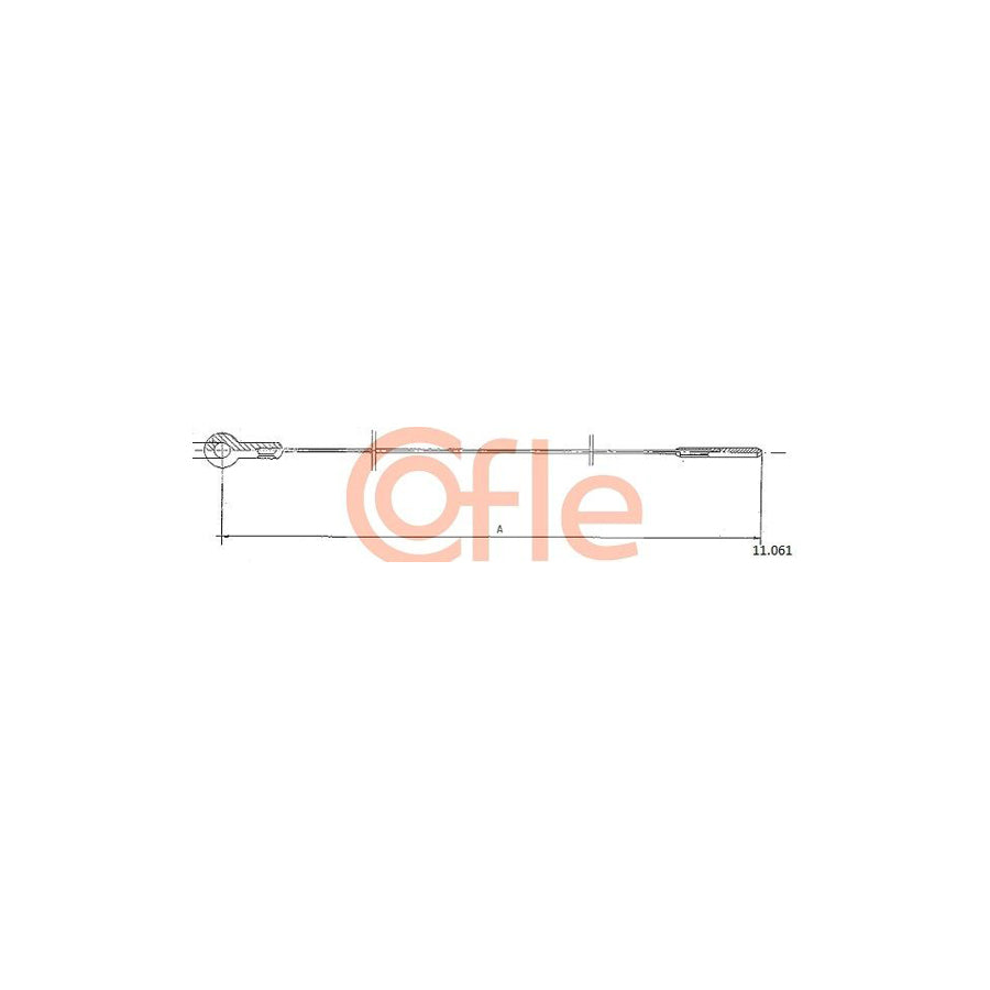 COFLE 11.061 Throttle Cable for VW Beetle | Duco Car Parts UK Car Parts