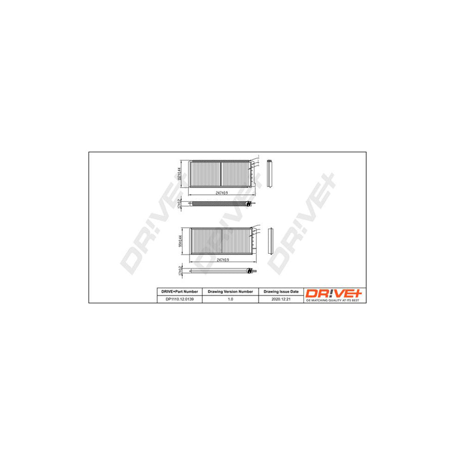 Dr!Ve+ Dp1110.12.0139 Pollen Filter For Mazda 2 | Duco Car Parts UK Car Parts