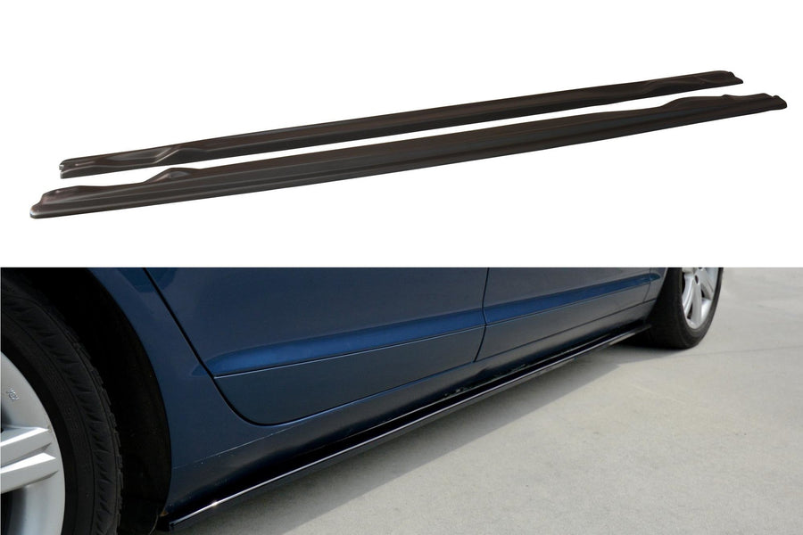 Maxton Design AU-A6-C6-SLINE-SD1T Side Skirts Diffusers Audi A6 S-Line C6 / C6 FL | Duco Car Parts UK Car Parts