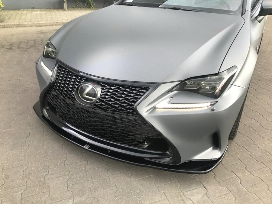 Maxton Design LE-RC-1-FD1T Front Splitter V.1 Lexus RC | Duco Car Parts UK Car Parts