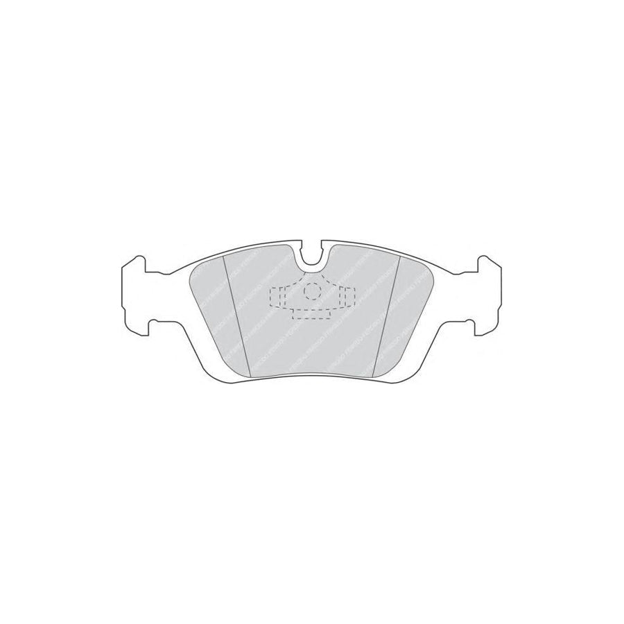 Ferodo Fqt725 Brake Pad Set Front Axle Excl Wear Warning Contact With Piston Clip