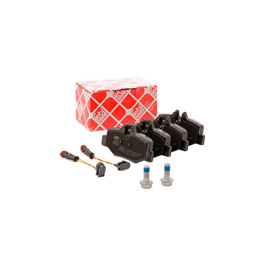 Febi Bilstein 16535 Brake Pad Set Rear Axle Incl Wear Warning Contact With Attachment Material