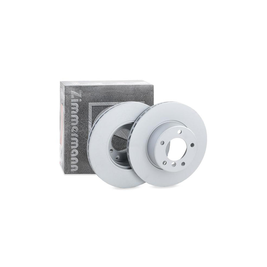 ZIMmERMANN COAT Z 150 1284 20 Brake Disc for BMW 5 Series Internally Vented Coated High carbon