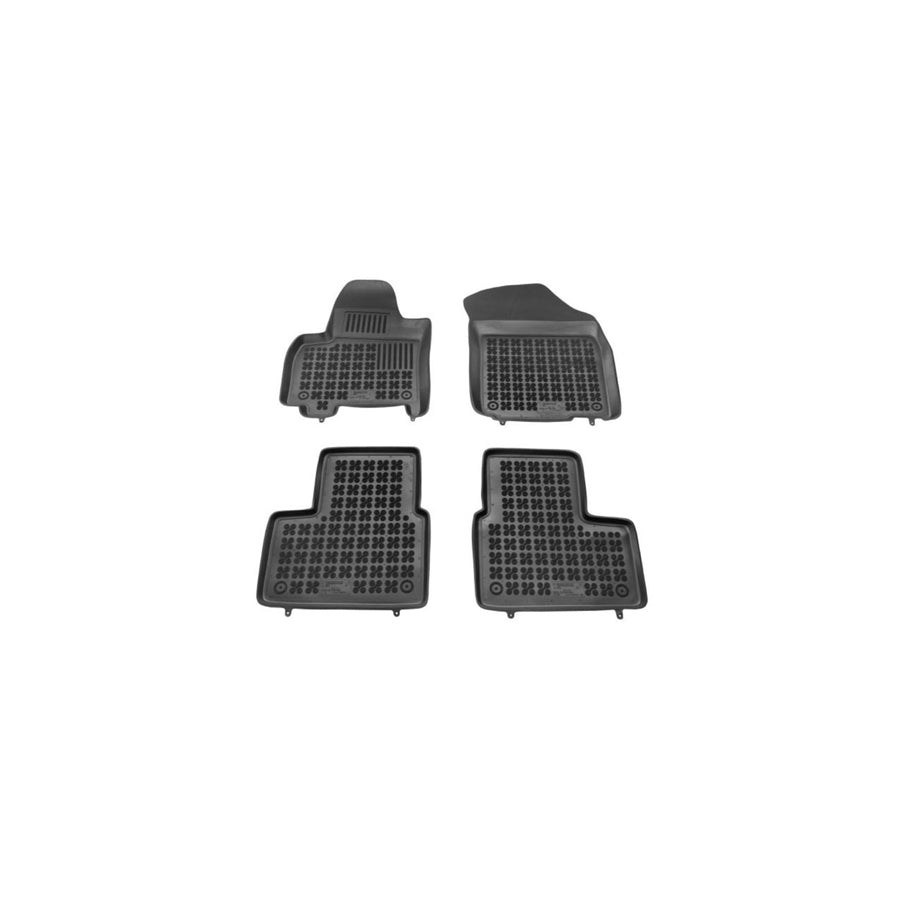 REZAW PLAST 202204 Floor mat set for SUZUKI SX4 I Hatchback (EY, GY) Elastomer, Front and Rear, Quantity: 4, Black