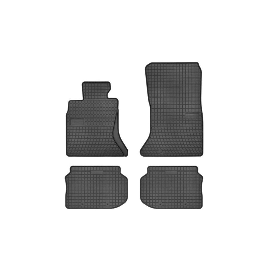 FROGUM Tailored 0669 Floor mat set for BMW 5 Series Elastomer, Front and Rear, Quantity: 4, Black, (LHD)