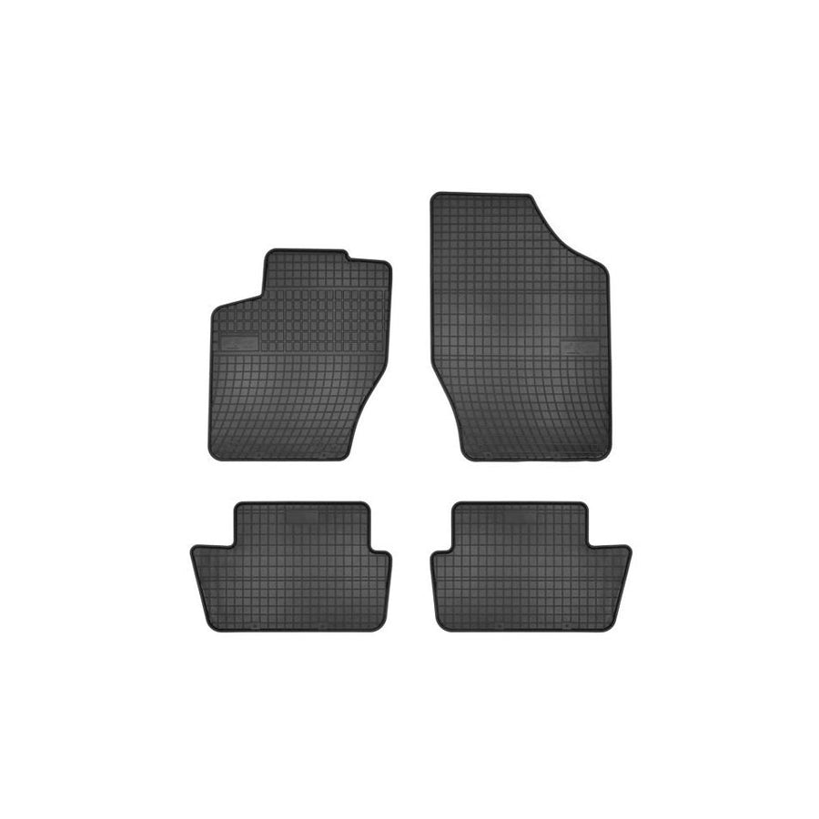 FROGUM Tailored 0632 Floor mat set Elastomer, Front and Rear, Quantity: 4, Black, (LHD)