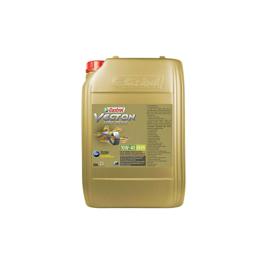 Castrol Vecton Long Drain 10W-40 E6/E9 - 20ltr