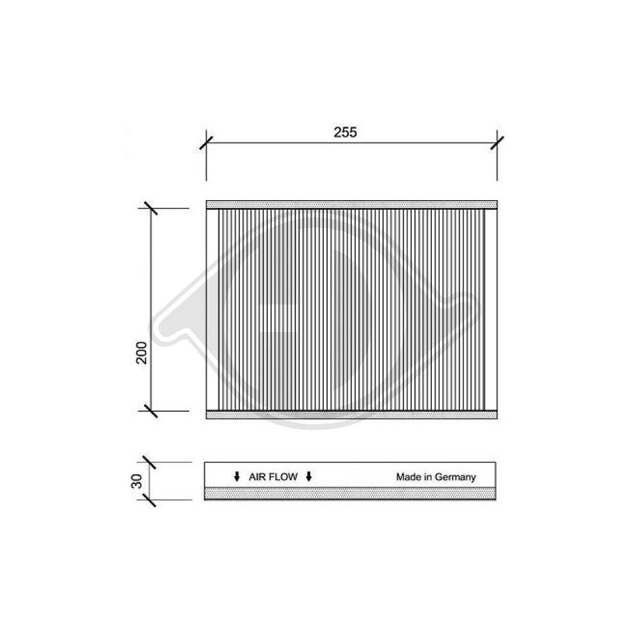Diederichs Dci1062 Pollen Filter For Citroen Xsara Picasso (N68) | Duco Car Parts UK Car Parts