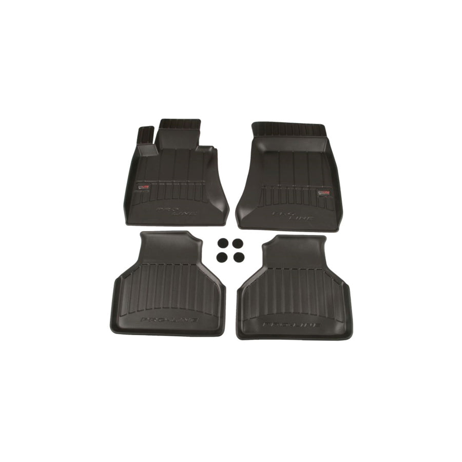 FROGUM 3D408555 Floor mat set for BMW 7 (E65, E66, E67) Elastomer, Front and Rear, Quantity: 4, Black