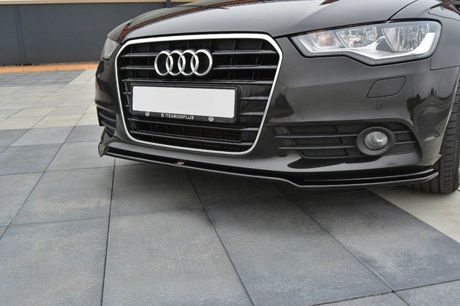Maxton Design AU-A6-C7-FD1T Front Splitter Audi A6 C7 | Duco Car Parts UK Car Parts