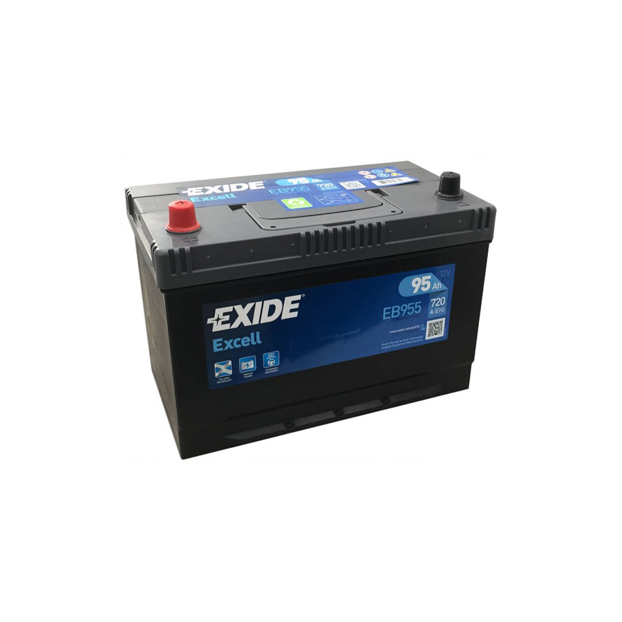 Exide EB955 Excell Car Battery 12V 95AH 720CCA 250 | Duco Car Parts UK Car Parts
