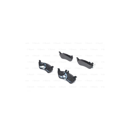 Bosch 0986424708 Brake Pad Set Suitable For Mercedes Benz Ml Class W163 With Anti Squeak Plate With Piston Clip BP421