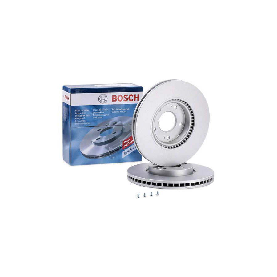 BOSCH 0 986 479 C51 Brake Disc Vented Coated High carbon with bolts screws