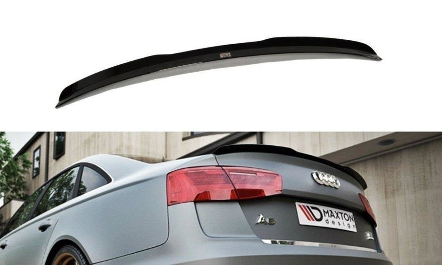 Maxton Design AU-A6-C7-SLINE-CAP1T Spoiler Cap Audi A6 / A6 S-Line C7 / C7 FL Sedan | Duco Car Parts UK Car Parts