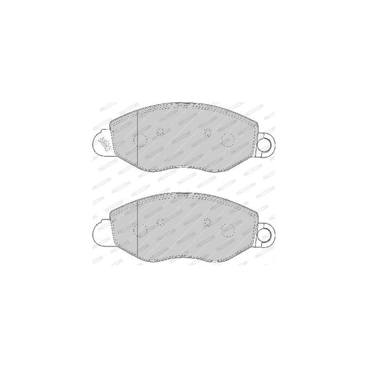 Ferodo Premier Eco Friction Fvr1461 Brake Pad Set For Ford Transit With Acoustic Wear Warning With Accessories