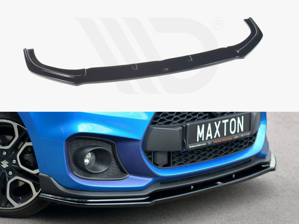 Maxton Design SZ-SW-6-SPORT-FD1T Front Splitter V.1 Suzuki Swift 6 Sport | Duco Car Parts UK Car Parts