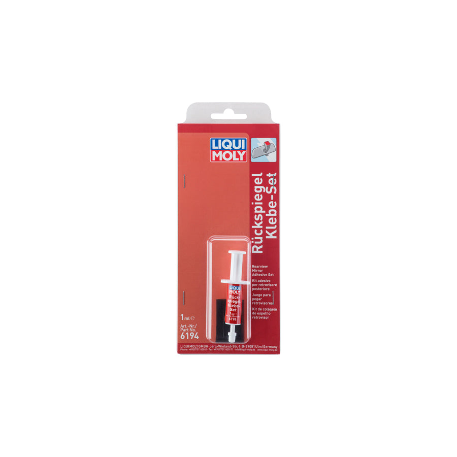 Liqui Moly Rearview Mirror Adhesive Set 1ml