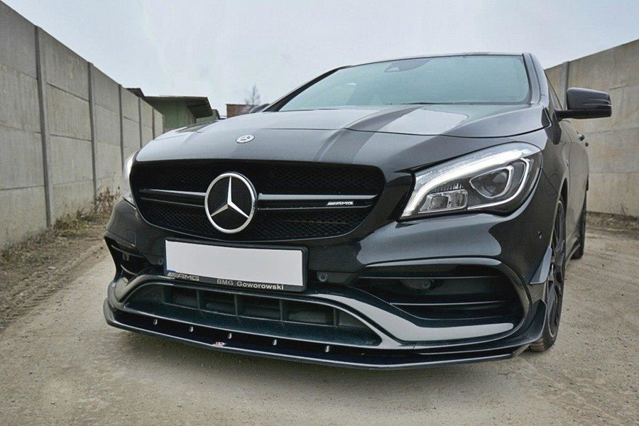 Maxton Design Mercedes Benz CLA 45 AMG C117 (Facelift) Front Splitter V.1