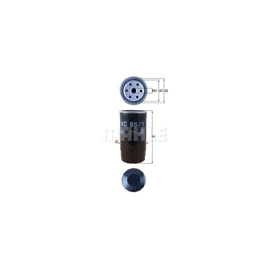 MAHLE ORIGINAL KC 85/1 Fuel filter Spin-on Filter