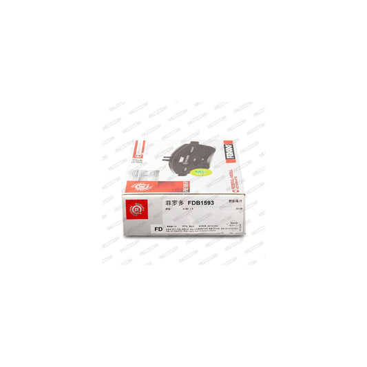 Ferodo Premier Fdb1593 Brake Pad Set Suitable For Mercedes Benz A Class W169 Prepared For Wear Indicator With Brake Caliper Screws With Piston Clip With Accessories