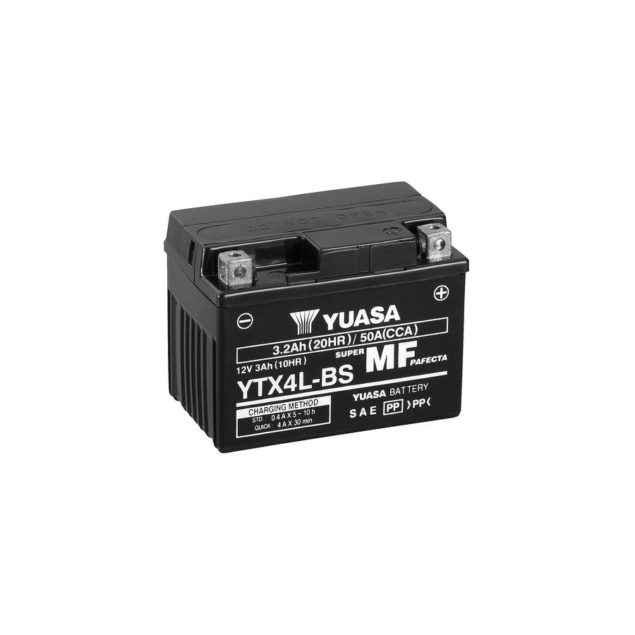 Yuasa YTX4L-BS 12v VRLA Motorbike & Motorcycle Battery