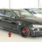 Rieger 00056815 Audi 8V RS3 Right Side Skirt Splitter -  Matte Black